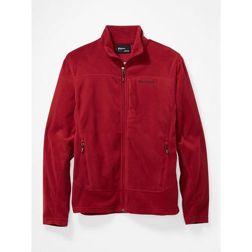 Marmot Reactor Jackets - Mens Fleece Dark Red CA2967150 Canada